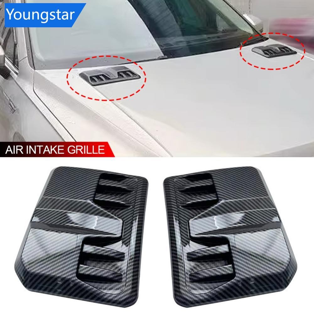 FYY 2 ชิ้นรถด้านนอก Bonnet Scoop สําหรับ Raptor ประเภทตกแต่งฝาครอบอุปกรณ์เสริมสําหรับ Ranger และ Everest 22-24