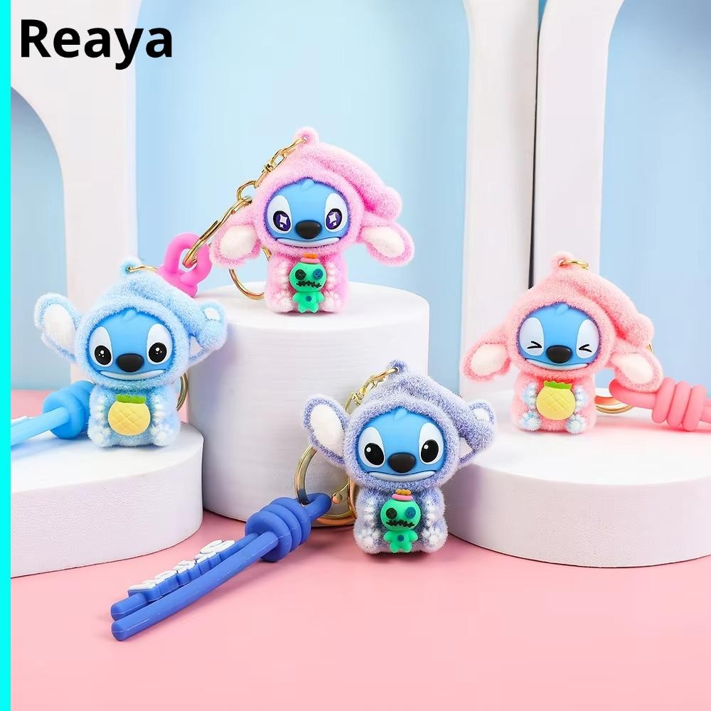 พวงกุญแจรถอนิเมะ REAYA​​, จี้​​ โมเดลสะสมมินิ​​ พวงกุญแจสติช น่ารักๆ ​​การ์ตูนตุ๊กตานุ่มตุ๊กตาพวงกุญแจชายหญิงของขวัญ​​