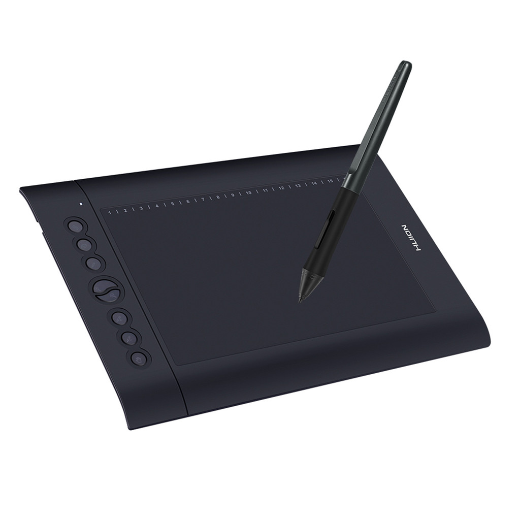 [จัดส่งที่รวดเร็ว] Huion H610 Pro V2 10x6.25 นิ้ว Professional Graphics Drawing Tablet Signature Pad