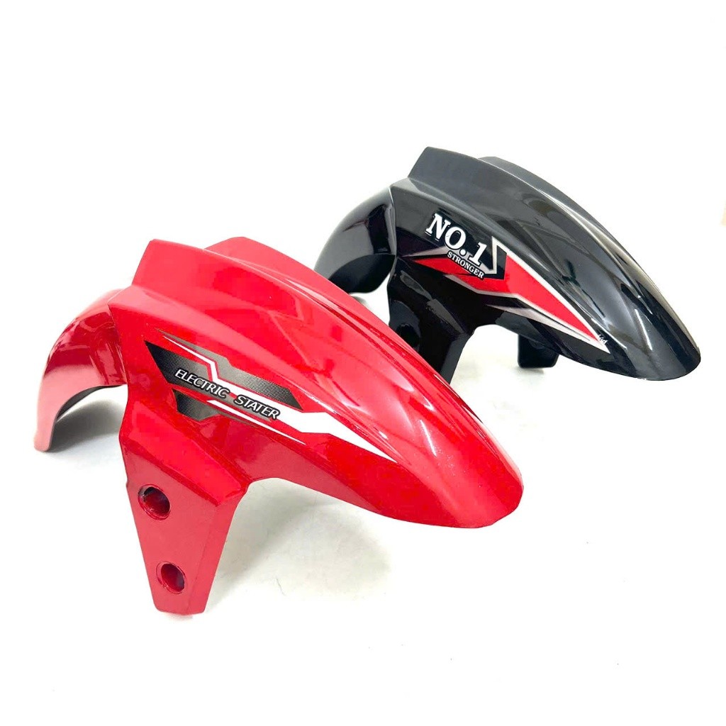 บังโคลนพลาสติกด้านหน้ารถยนต์ไฟฟ้า M133-133S พร้อมสติ๊กเกอร์แฟชั่น รหัส SL88