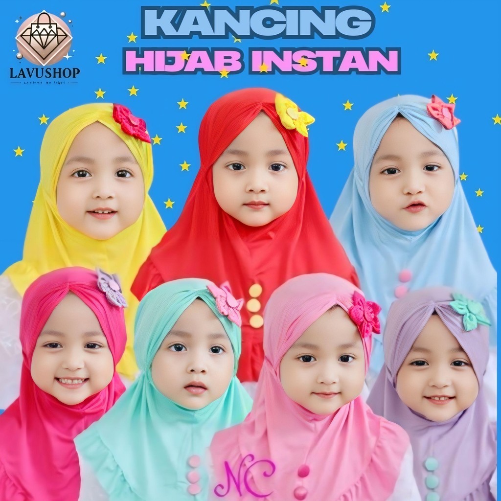 Star Baby Hijab 0-3 ปี Baby Hijab Baby Girl Hijab