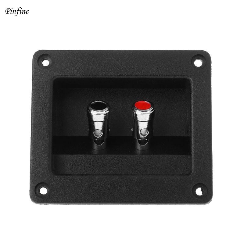 Pinfine กล่องลําโพง Terminal Binding Post สเตอริโอสกรูถ้วยลวด Terminal ถ้วยฤดูใบไม้ผลิประเภท Double Binding โพสต์สายเคเบิล