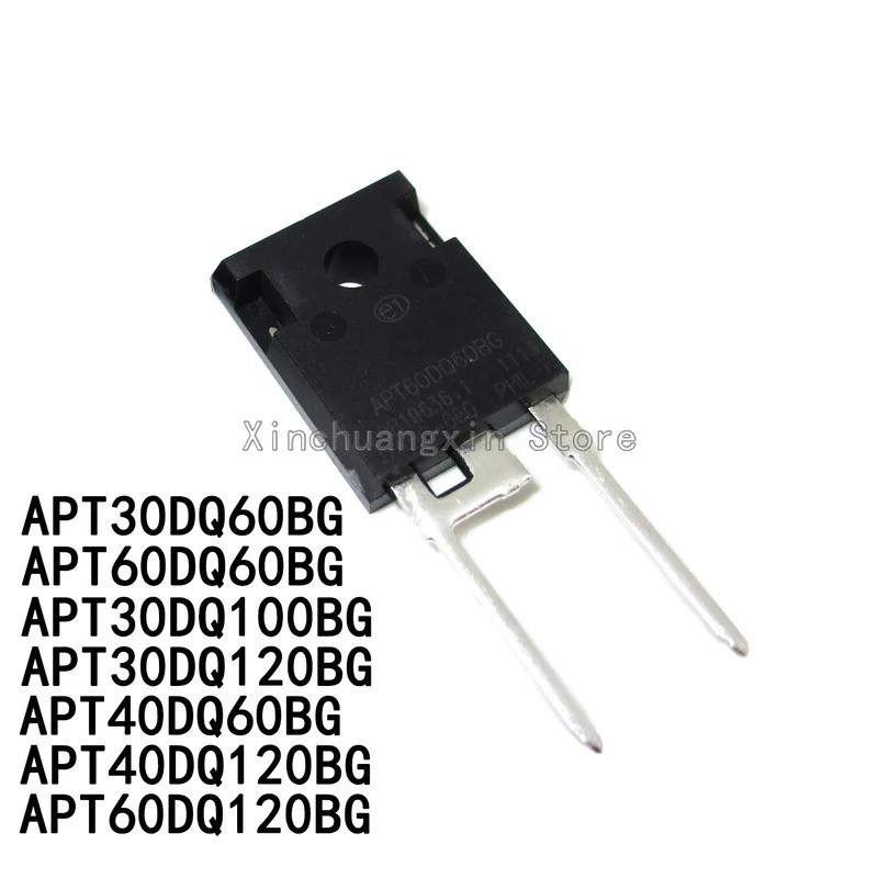 1-5PCS APT 30DQ60BG 30DQ100BG 30DQ120BG 40DQ60BG 40DQ120BG 60DQ120BG TO247-2 Field-effect ทรานซิสเตอ