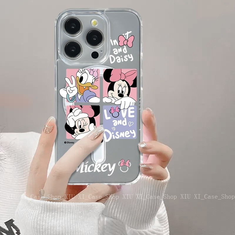 💖เข้ากันได้สำหรับ iPhone เปลือกดูดแม่เหล็ เคสไอโฟน 16promax 13 14plus15 PRO max XR 12 13pro 7P 14 pro max 16pro-HLYCK19 - รูปที่ 3