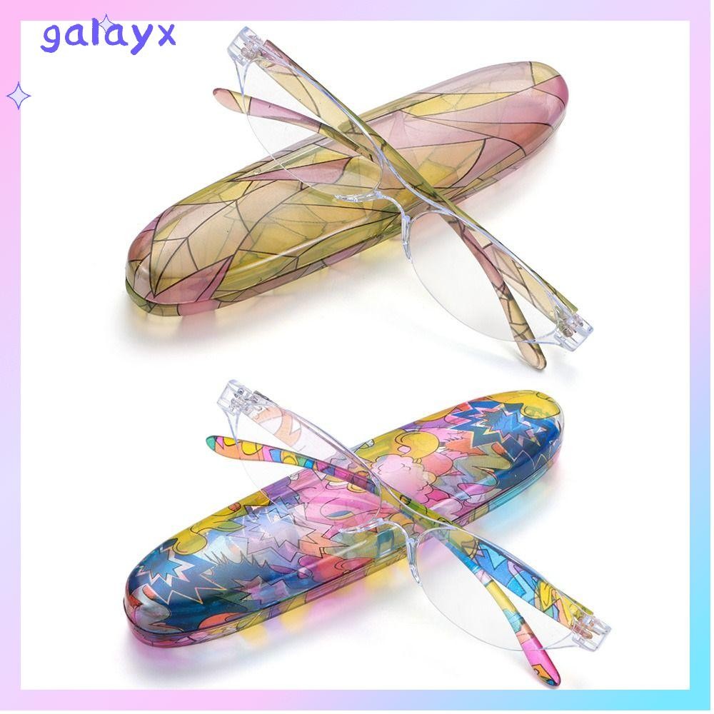 GALAXY แว่นอ่านหนังสือแฟชั่น สำหรับทั้งผู้หญิงและผู้ชาย น้ำหนักเบาทึ้งแสงสีฟ้า
