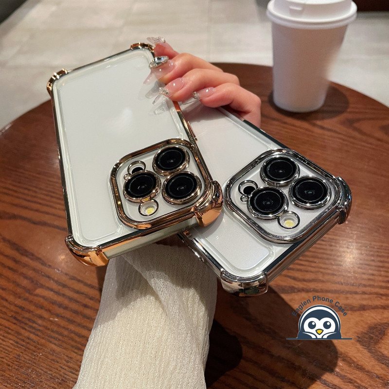 ใหม่ชุบกรอบปกหลังที่ชัดเจนสําหรับ Google Pixel 10 9 8 7 Pro XL 9A 8A 7A GooglePixel10 GooglePixel9 G