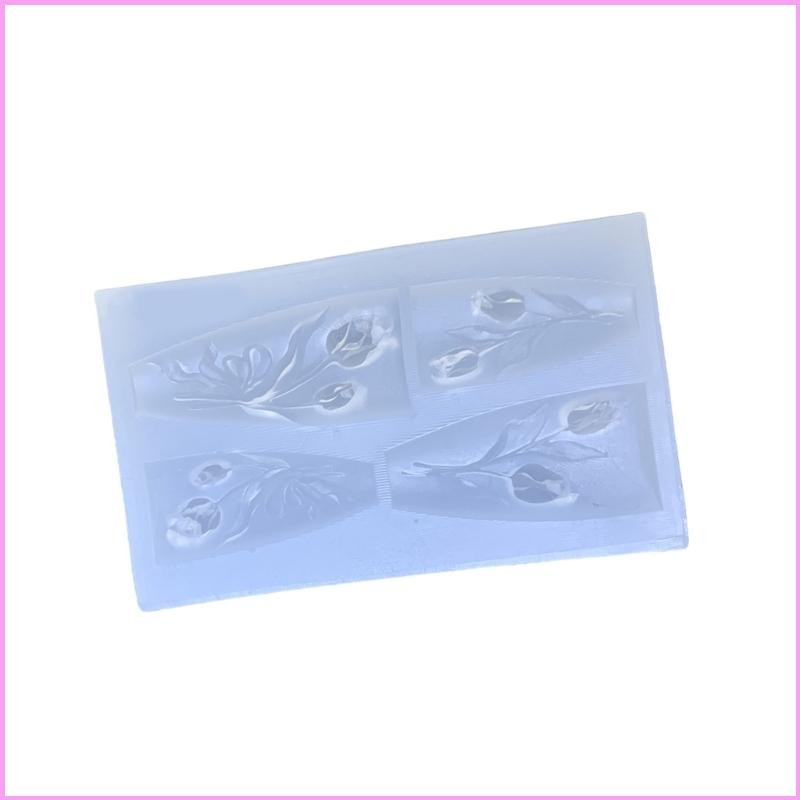 Inf การออกแบบเล็บแม่พิมพ์ซิลิโคนดอกไม้ Hand-Making Supplies สําหรับ Home Nails Professional Nail Art Suppli