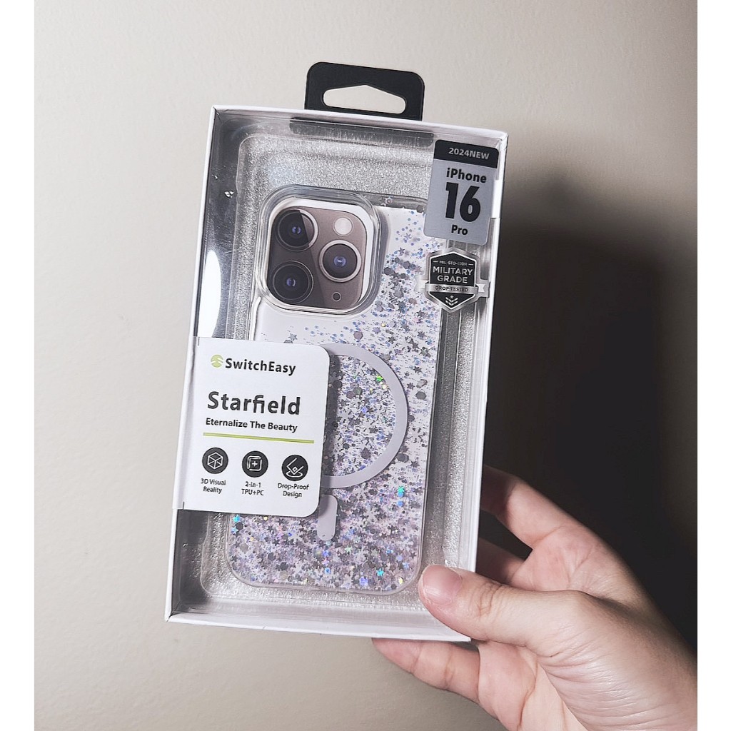 เคส กากเพชร SwitchEasy งานแท้ ชาร์จได้ สำหรับ iPHONE 16 16Pro 16Promax 15Promax 14Promax 13Promax 15/16 Pro Max 047 - รูปที่ 2