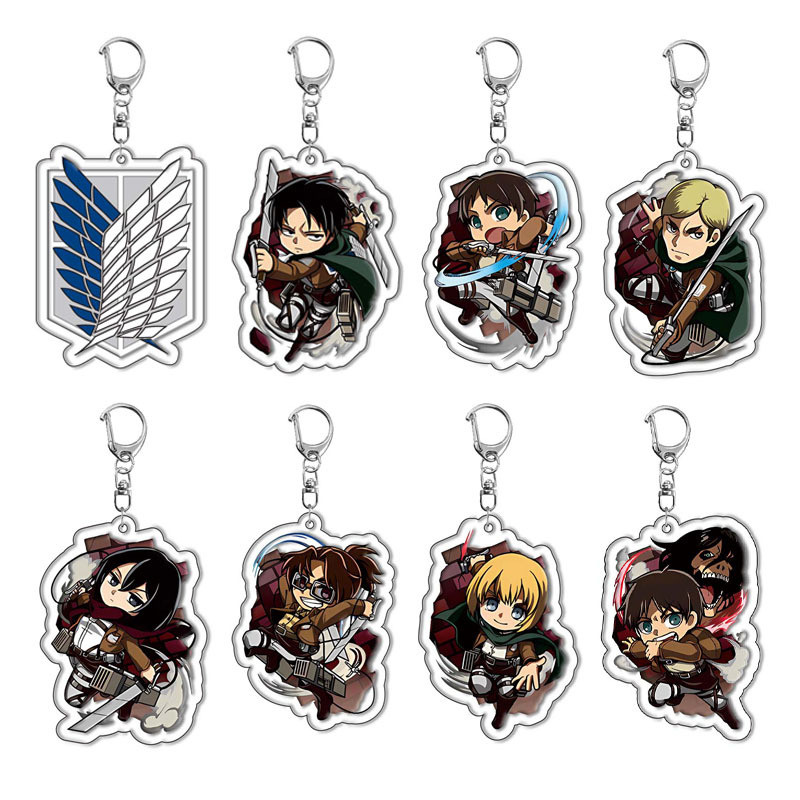 Attack on Titan Wings of Freedom พวงกุญแจจี้อะคริลิค