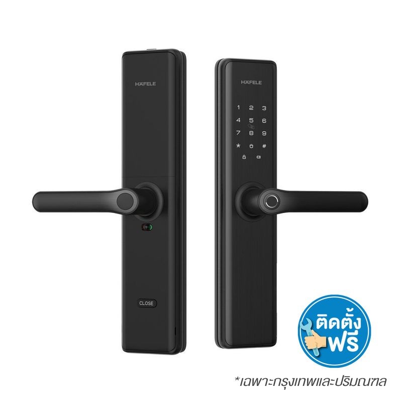 HAFELE ดิจิตอลล็อค 499.21.180 DL7600 สีดำ