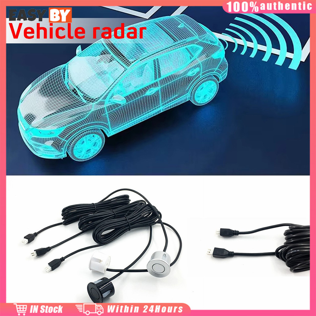 จัดส่งรวดเร็ว หัวเซ็นเซอร์ถอยหลังติดรถยนต์ อะไหล่sensor ถอยหลัง 4จุด อุปกรณ์เสริม ใช้ได้ทุกรุ่น