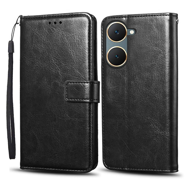 เคสโทรศัพท์สําหรับvivo Y03T Y03 V2344 V2332 กระเป๋าสตางค์ปกหนังPUสําหรับVivo Y18 Y18E V2333 V2345 V2