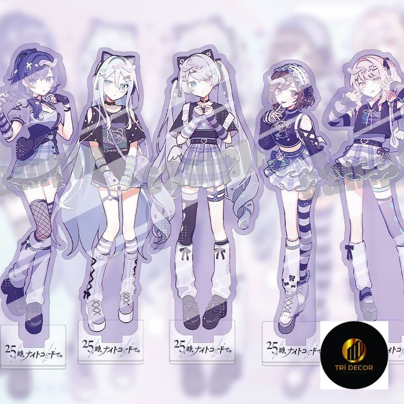 Pjsk 25 สินค้า Asauna Mafuyu อะคริลิค Yoisaki Kanade รูปจอแสดงผลตารางคอลเลกชันตกแต่งห้อง
