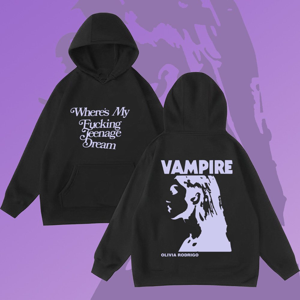 (จัดส่งทันที) ใหม่ 2025 Olivia Rodrigo hoodie Guts World Tour เสื้อฮู้ด ผ้าฝ้ายแท้ G011