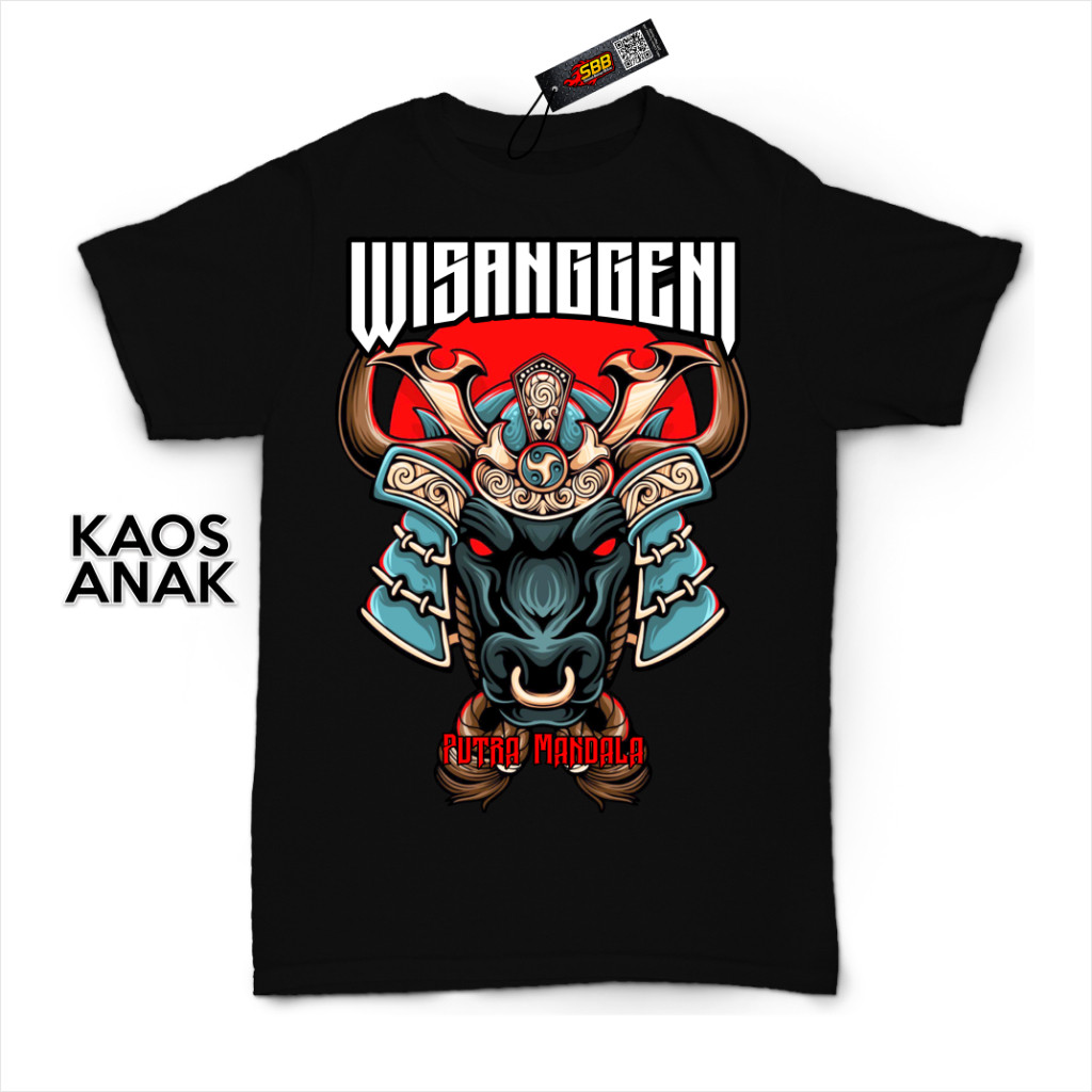เสื้อยืด KATUN CHILDRENS BULLS MEBEROT WISANGJI DISTRO COTTON SOUND RACING BLITAR TULSA