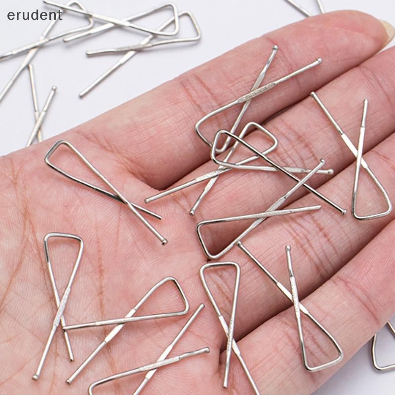 Erudent 50 ชิ้นประมาณ 33 มม.คลิปเหล็กยาวสําหรับเสื้อผ้าเสื้อคอแพคเกจ DIY เย็บอุปกรณ์ใหม่