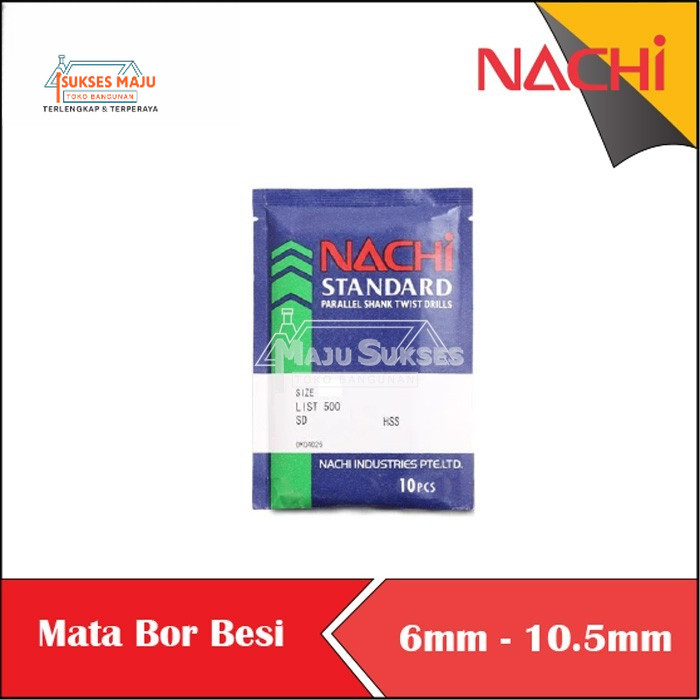 MATA NACHI IRON DRILL BIT อลูมิเนียมเหล็กไม้ DRILL BIT NACHI HSS DRILL BIT 6-6.5-7-7-7.5-8-8.5-99.5-