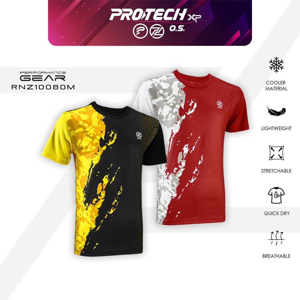 PROTECH BADMINTON DRY FIT TOURNAMNET เสื้อยืด - RNZ10080M