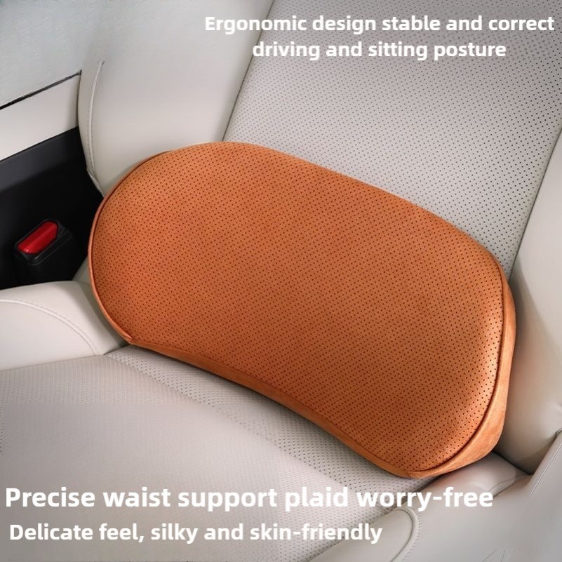 รถเอวหมอนหน่วยความจําโฟมเอวสนับสนุนเบาะ,ระบายอากาศความเมื่อยล้า-Relief พนักพิง Pad สําหรับรถที่นั่ง/เก้าอี้สํานักงาน