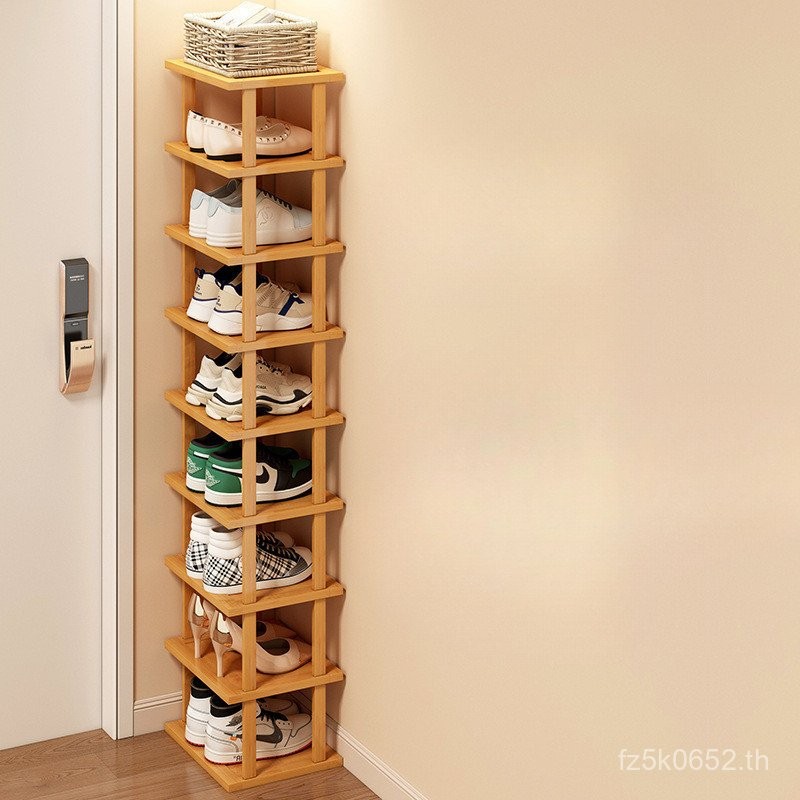 Entry รองเท้าสูงแนวตั้งแคบ Mini Storage ATLD ในครัวเรือนแคบตู้รองเท้าประตูชั้นเก็บชั้นวางรองเท้าแคบด้านข้างประหยัดพื้นที่