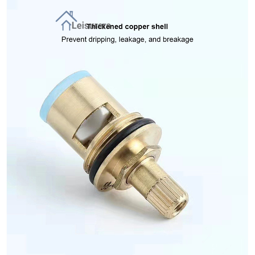 ✨อุปกรณ์บำรุงรักษาวาล์วเปิด-ปิดร้อนเย็นเดี่ยว แกนวาล์วก๊อกน้ำทองเหลือง แกนวาล์วเซรามิก🍀 - รูปที่ 7