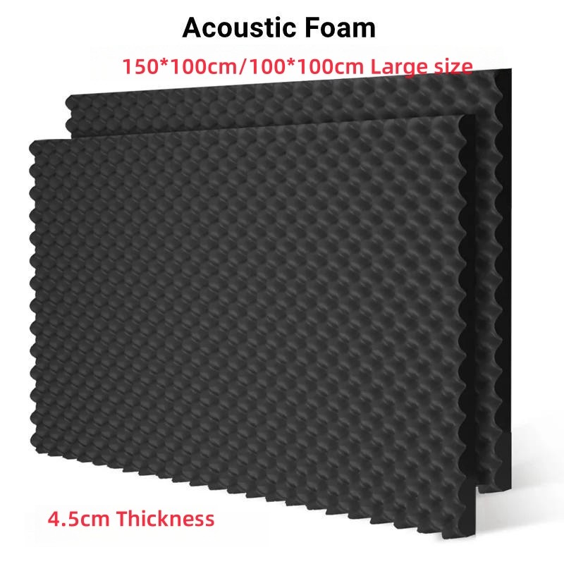 ขนาดใหญ่สตูดิโอแผงอะคูสติกโฟมเสียงลังไข่เก็บเสียงการดูดซึมแผ่นรักษาความหนา 4.5 ซม.