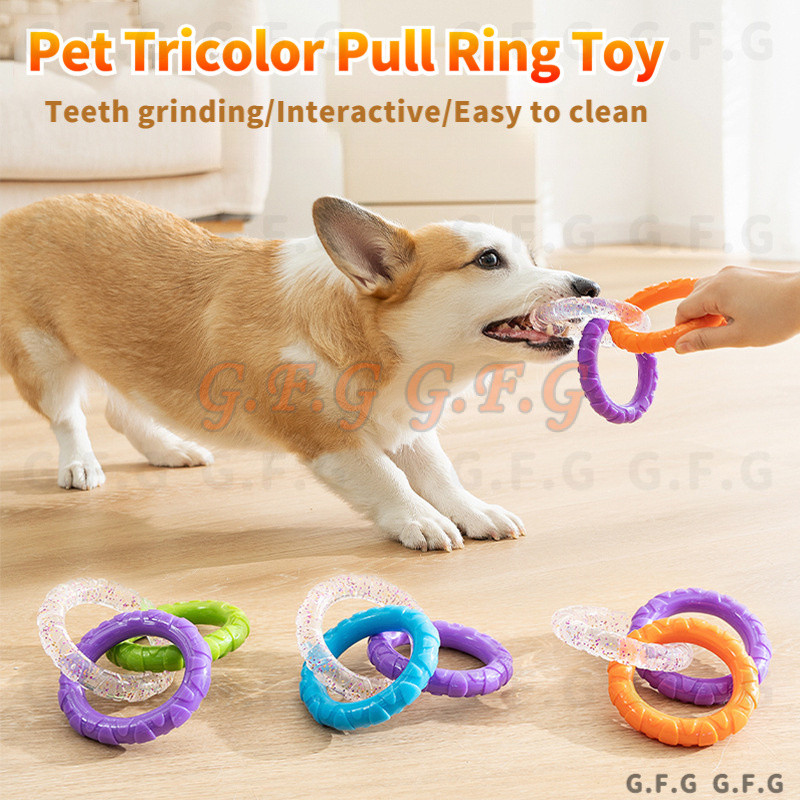 ของเล่นสุนัข Tug of War Puppy Teething สําหรับเบื่อ TPR สัตว์เลี้ยงเคี้ยวของเล่นสุนัขทําความสะอาดฟันสุนัข Hard Chew ของเล่นยาง