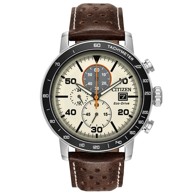 Western Iron City Eco-Drive Series Brycen Series Luminous Kinetic Energy Watch นาฬิกาผู้ชาย