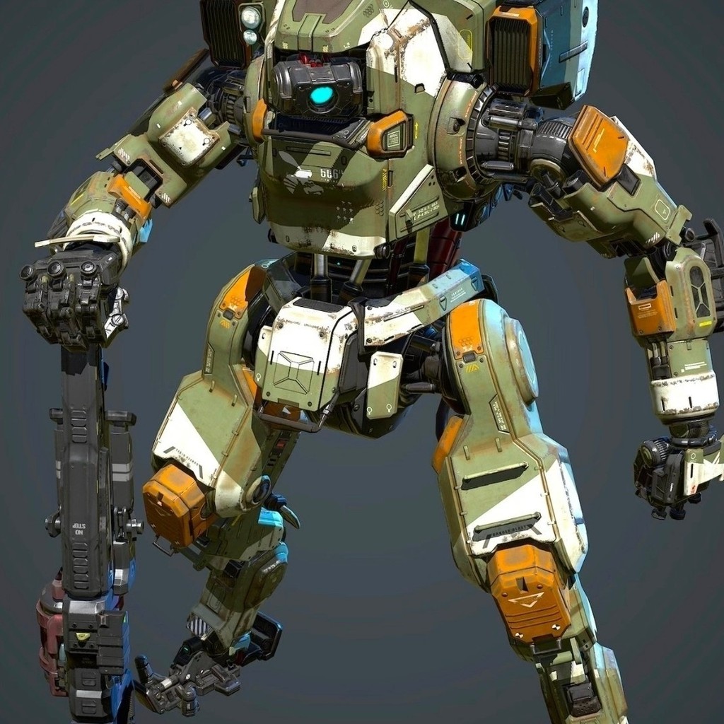 [สต๊อกพร้อมจัดส่งที่รวดเร็ว] [เคลือบแม่พิมพ์สีเทา GK] Titan Meteorite BT7274 Manned Mecha รูปปั้นโมเ