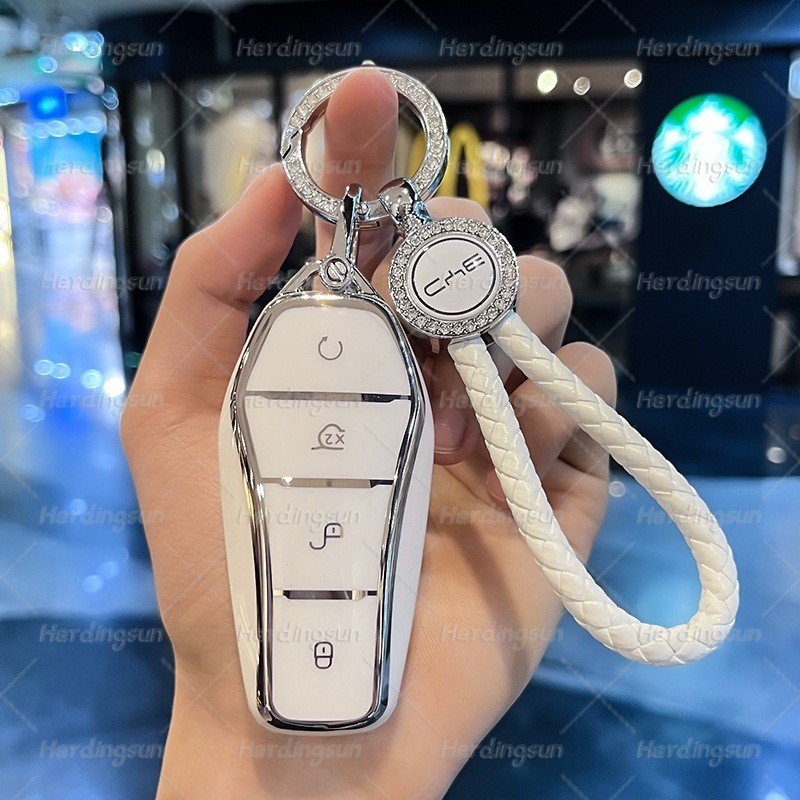 BYD TPU เคสกุญแจ BYD เคสกุญแจรถสําหรับ BYD Dolphin/Atto3/ซีล/Dolphin mini/song/tang/sealion 6/sealio