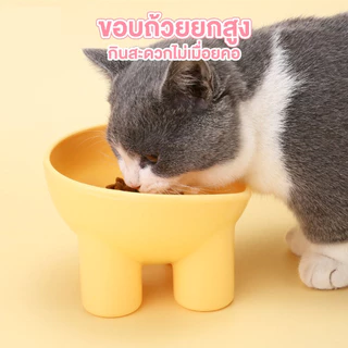 [ส่งฟรี🇹🇭] ชามข้าวหมา ชามอาหารสัตว์เลี้ยง ชามแมวยกสูง ชามอาหารหมา Pet Food Bowl ชามอาหารแมว ชามข้าวแมว จานข้าวแมว