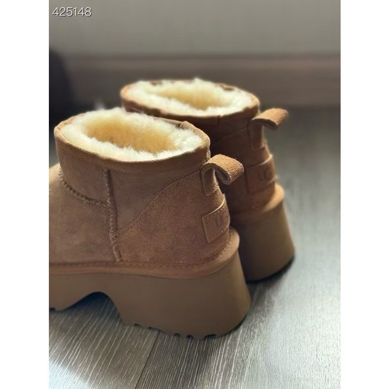 UGG หนา Soled Snow Jacket แฟชั่นรองเท้าแตะผ้าฝ้ายผู้หญิง R combedngrd คอเต่าเดิม ทัวร์อาน