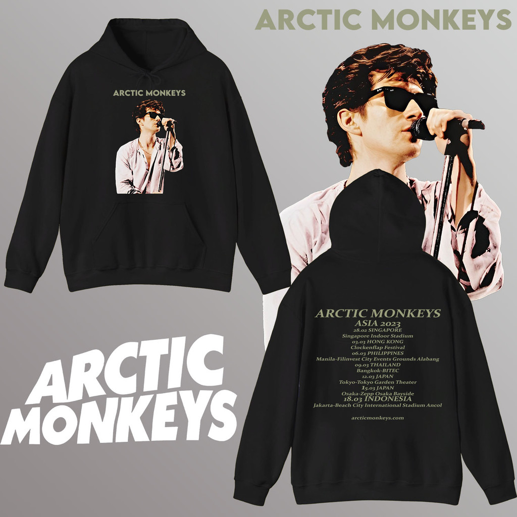 ใหม่ Arctic MONKEYS Hoodie ผ้าฝ้ายหลายสไตล์สีดำ hoodies M-3XL