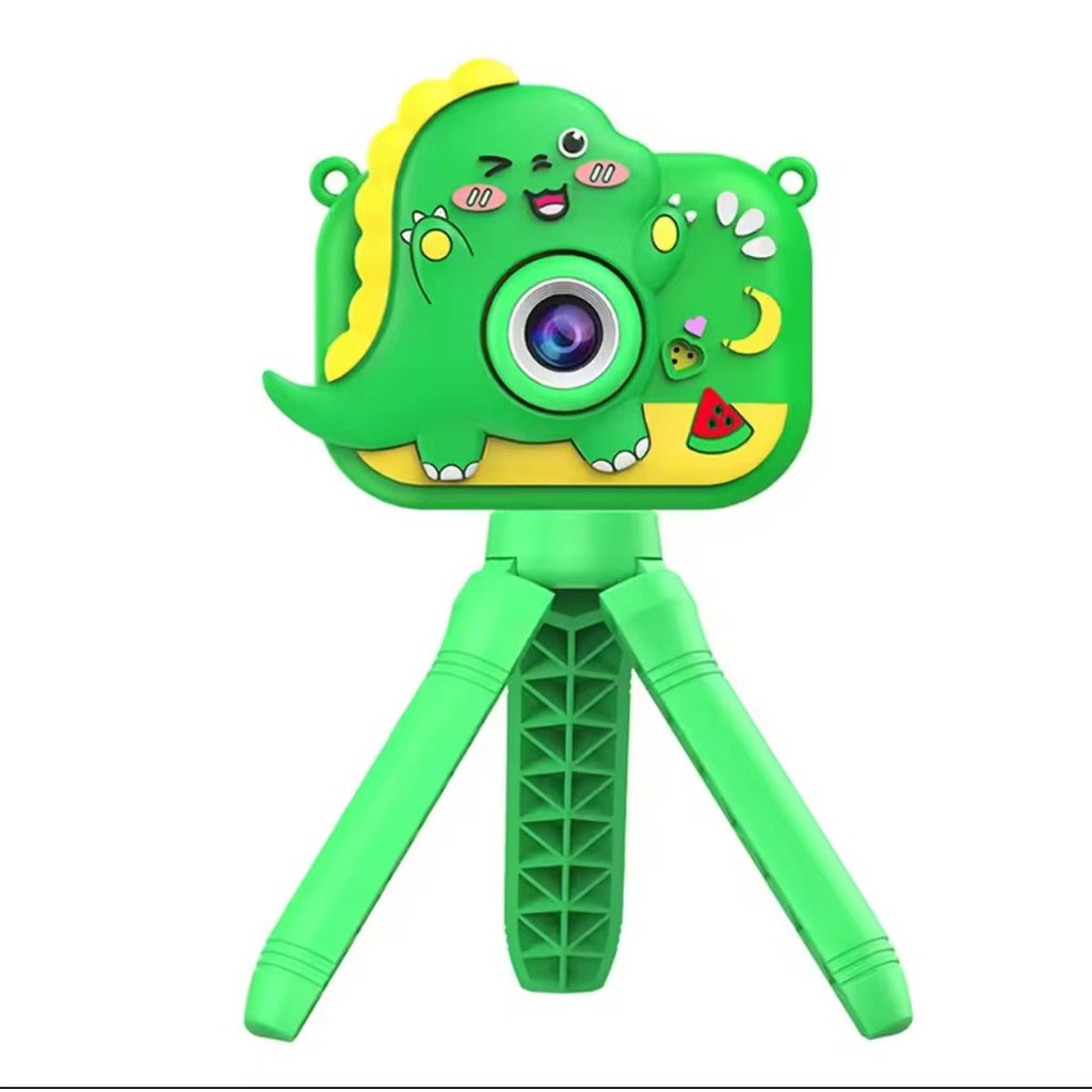 SIX6SHOP(P24)*พร้อมส่งในไทย* Camera HD กล้องถ่ายรูป ถ่ายวีดีโอ ลาย การ์ตูน ปริ้นภาพ พร้อมขาตั้ง
