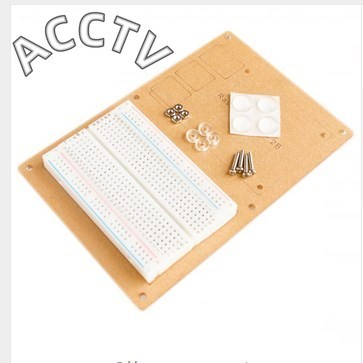 400 จุด Breadboard + แผ่นยึดแผ่นทดลองต้นแบบสําหรับ Raspberry Pi 3 & Raspberry Pi 2 รุ่น B