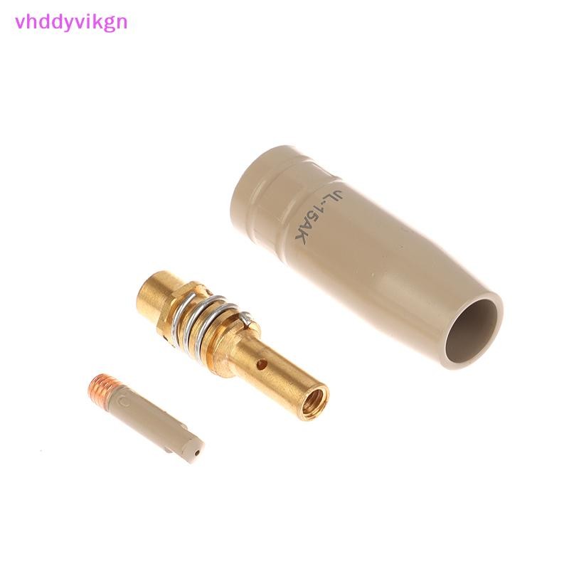 Vhdd 3 ชิ้น/เซ็ต 0.8/1.0/1.2 มิลลิเมตร MIG ไฟฉายแก๊สหัวฉีดเคล็ดลับผู้ถือ 15AK MIG MAG เชื่อมไฟฉายใหม่เคลือบป้องกันหัวฉีด TH