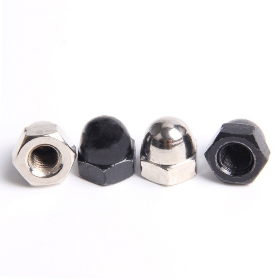 ((จัดส่งด่วน) Gb923 หัวน็อตหมวก หัวน๊อตโดม สแตนเลส รูปที่ 3