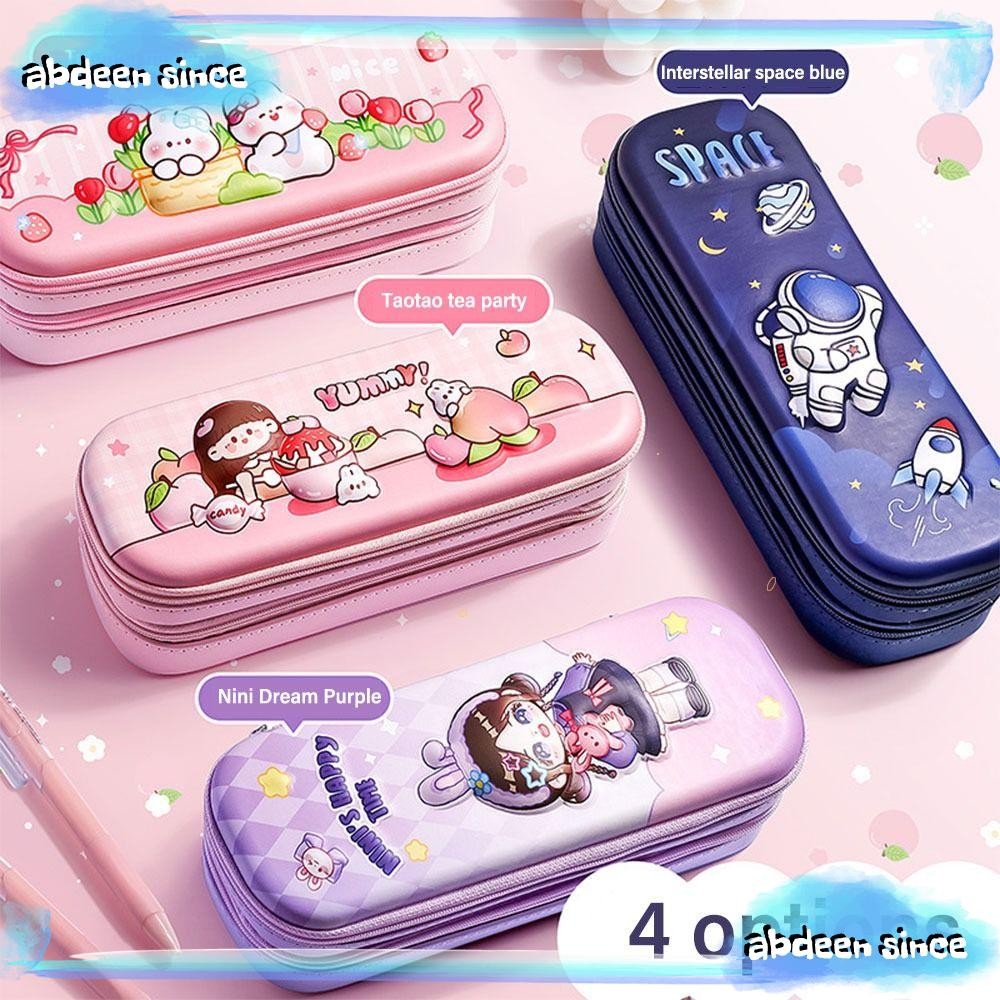 ดินสอ ABDEENSINCE, กล่องใส่ปากกาสองชั้น, อุปกรณ์จัดเก็บปากกาความจุขนาดใหญ่ความจุขนาดใหญ่สําหรับนักเรียนของขวัญ