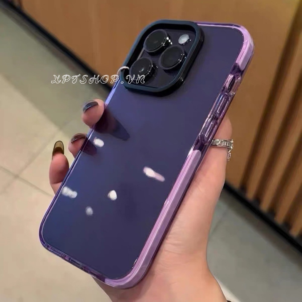Simple Dual Color Edgeเคสโทรศัพท์สําหรับiPhone 17 Pro Max 16 Plus 15 Pro Max 14 13 12 11 Pro Maxกันกระแทกป้องกันปลอก