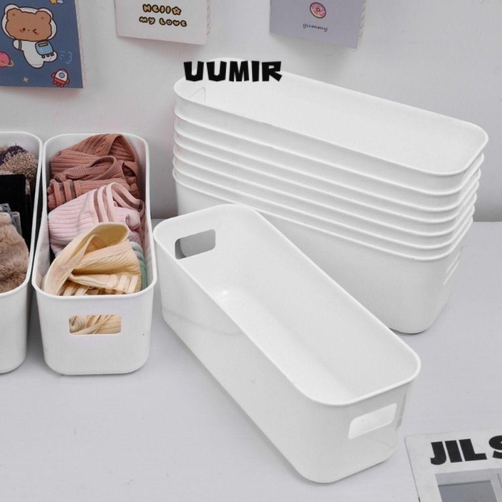 Uumir กล่องเก็บของตั้งโต๊ะ, Coverless Fruit Cosmetic Sundries Kitchen Organizer Bin, ความจุขนาดใหญ่ Stackable Organizer คอนเทนเนอร์