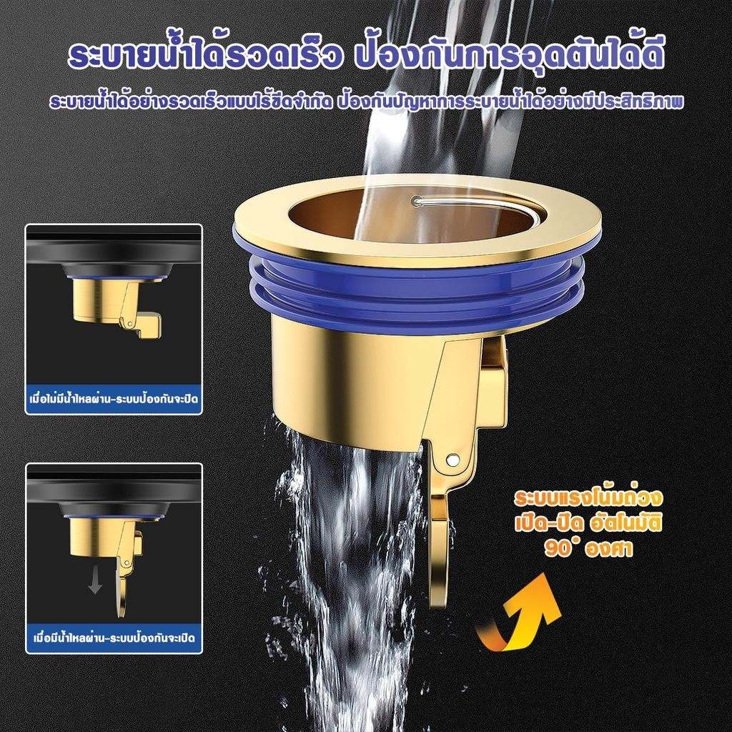 จุกปิดท่ระบายน้ํา วาล์วทางเดียว ฝาครอบท่อระบายน้ํา ป้องกันแมลง ป้องกันกลิ่น อุปกรณ์เสริม สําหรับห้องน้ํา ห้องครัว - รูปที่ 4