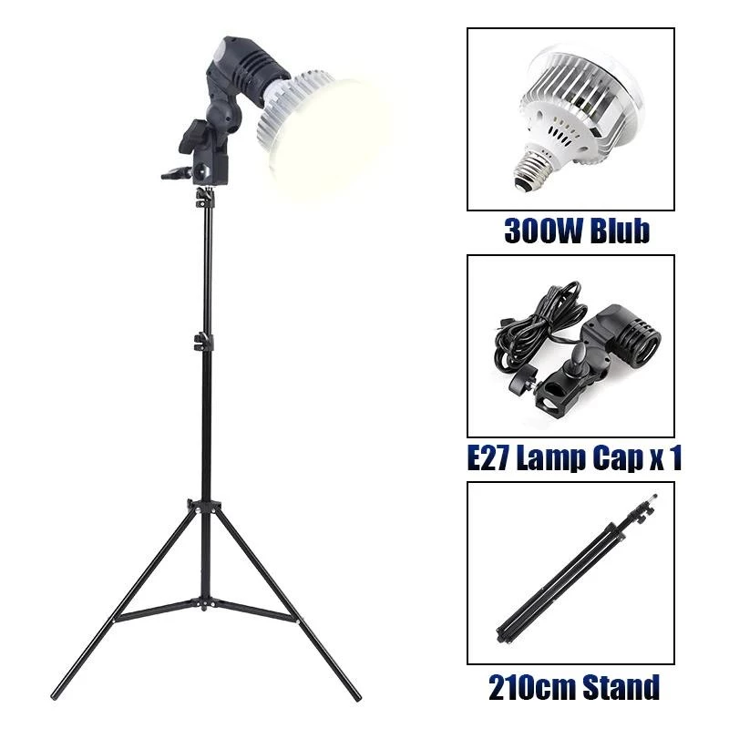 85/300W LED Bulb Softbox Studio light Photography Lighting ไฟสตูดิโอ ไฟไลฟ์สด ไฟถ่ายรูป ไฟต่อเนื่อง