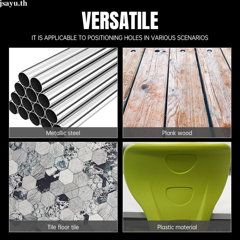 🏠 ดอกเจาะไม้ เหล็กตอกนำศูนย์ เหล็กนำ ตัวเจาะนำอัตโนมัติ เหล็ก งานช่าง งานเหล็ก ไม้ อลูมิเนียม PVC โลหะ พลาสติก กระเบื้อง - รูปที่ 6