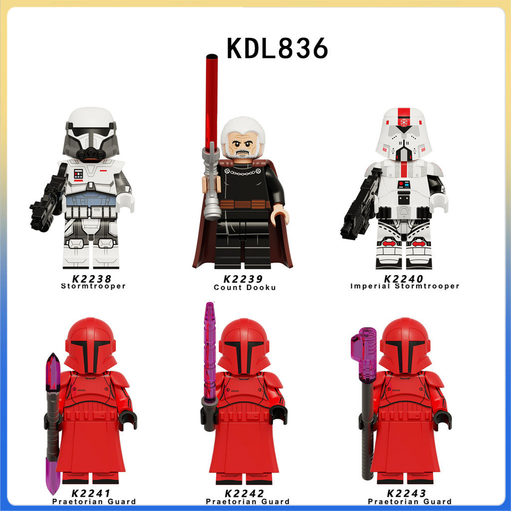 ของเล่นเด็กเพื่อการศึกษา Star Wars series ตัวเลขอนุภาคขนาดเล็กบล็อกตัวต่อตุ๊กตาโมเดล