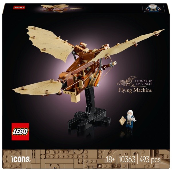 LEGO 10363 Leonardo da Vinci's Flying Machine (Icons) [Brick DAD]