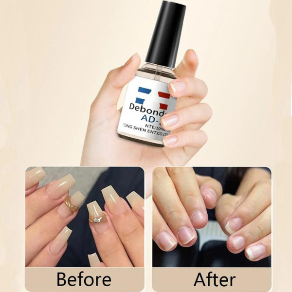 10ml น้ำยาถอดเล็บปลอม น้ำยาถอดเล็บPVC manzilin น้ำยาละลายกาว ถอดเล็บเจล พร้อมส่ง