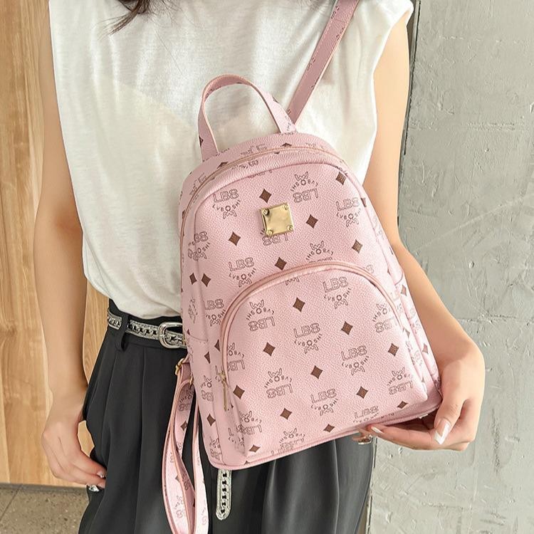 กระเป๋าเป้ผู้หญิงพิมพ์ลายแฟชั่น ใส่ของได้เยอะ พิมพ์ลายอินเทรนด์