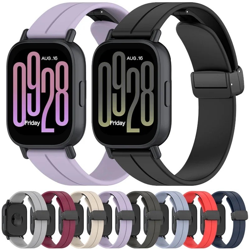 (พร้อมสต็อก) 22 มม.หัวเข็มขัดแม่เหล็กสําหรับสาย redmi watch 5 active, d สาย redmi watch 5 Lite,redmi watch 3 สาย active