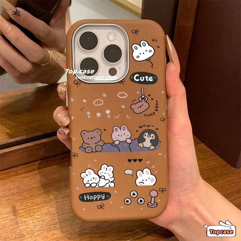 สําหรับVivo Y04 Y28 Y36 V29E V25 Y15 Y15A Y17 Y19 Y20 Y21 Y21T Y30 Y50 Y51 Y1s Y02 Y02s Y91 Y93 Y95 Y95 ฝาครอบหนัง Happy Bearกรอบรูปแบบหนังกรณีกรณีกรณีกรณีกรณีกรณีกรณีกรณีหนังชุบนุ่มรูปแบบหนัง ราคา ถูกที่สุด ดีลบีเคเค แกลเลอรีภาพที่ 5