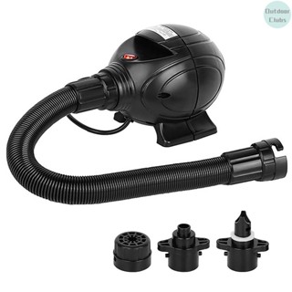 [คลับกลางแจ้ง] ปั๊มลมไฟฟ้า 800W พกพา พร้อมหัวฉีด 3 ชิ้น สำหร…